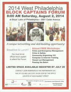 Flyer block captains forum